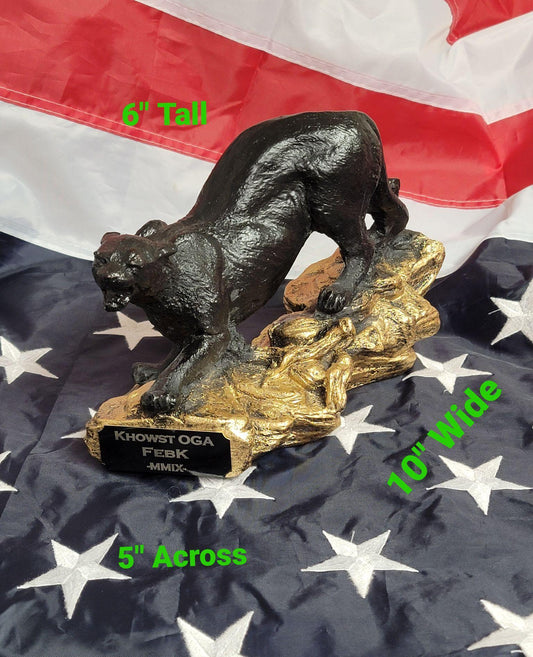 KHOWST OGA FebK Leopard Statue - ONLY ONE AVAILABLE