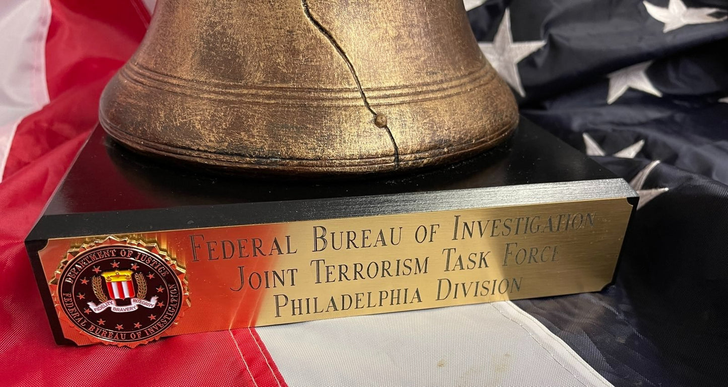 FBI Joint Terrorism Task Force Philadelphia Division Liberty Bell Statue